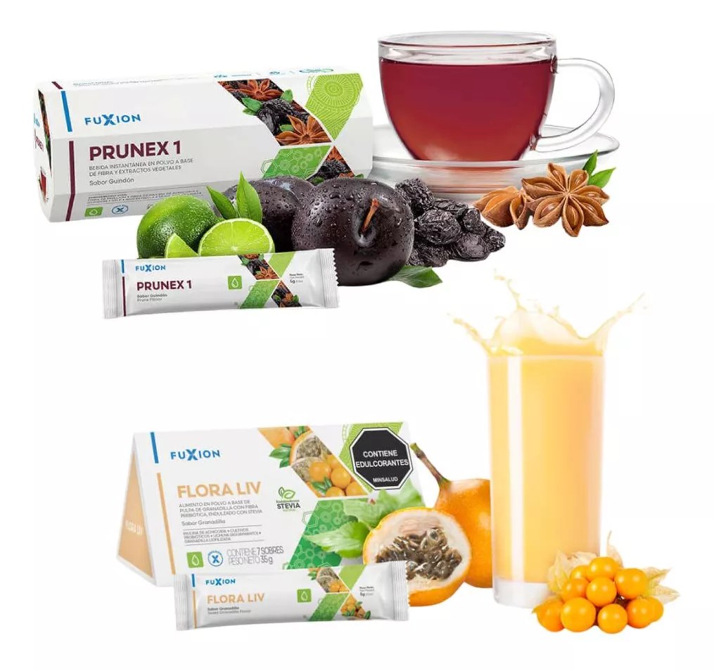 Prunex 1 Flora Liv Fuxion Detox 7 7 Sobres Le Tengo
