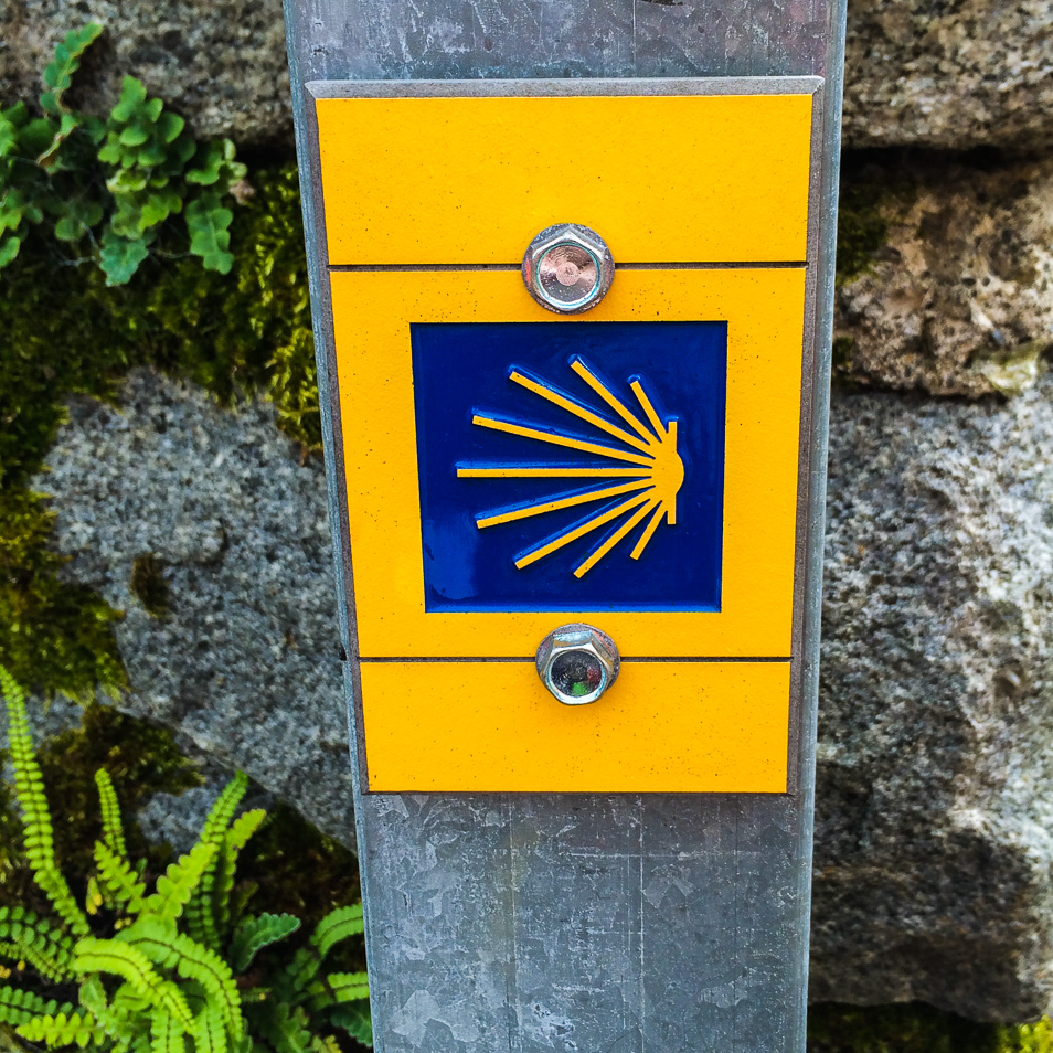 Markering för Compostelaled
