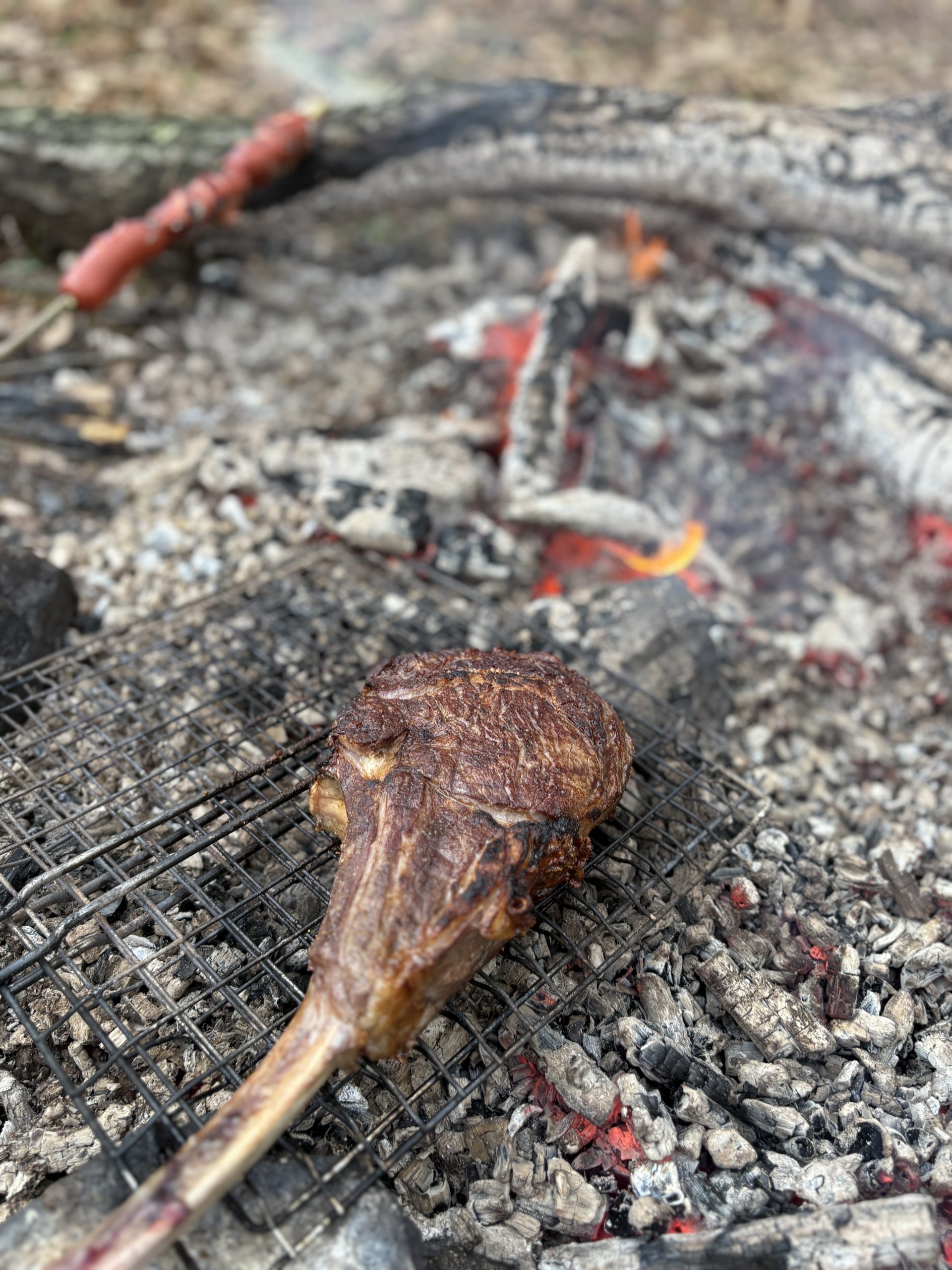 Tomahawk-Steak vom Grill