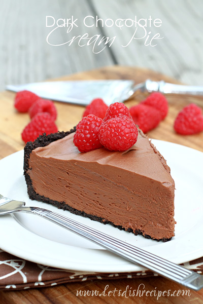 pic Chocolate Cream Cheese Pie Recipe dark chocolate cream pie