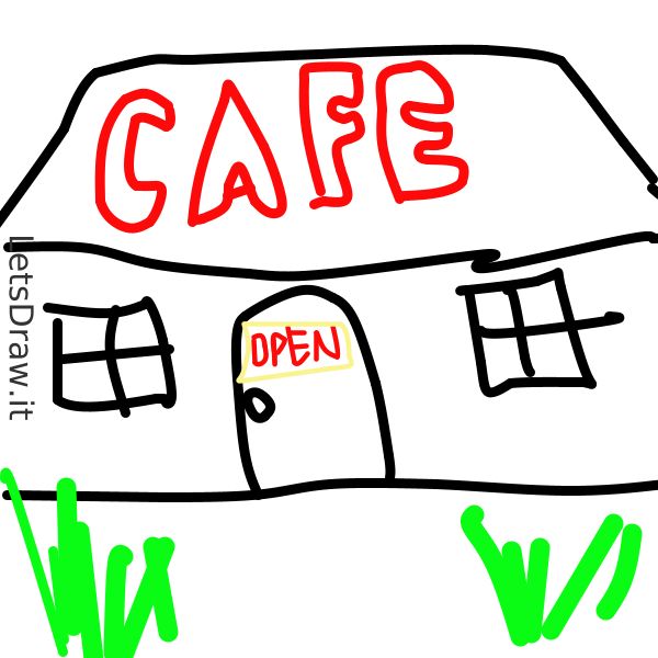 How To Draw A Cafe - Best Space Images in High Resolution