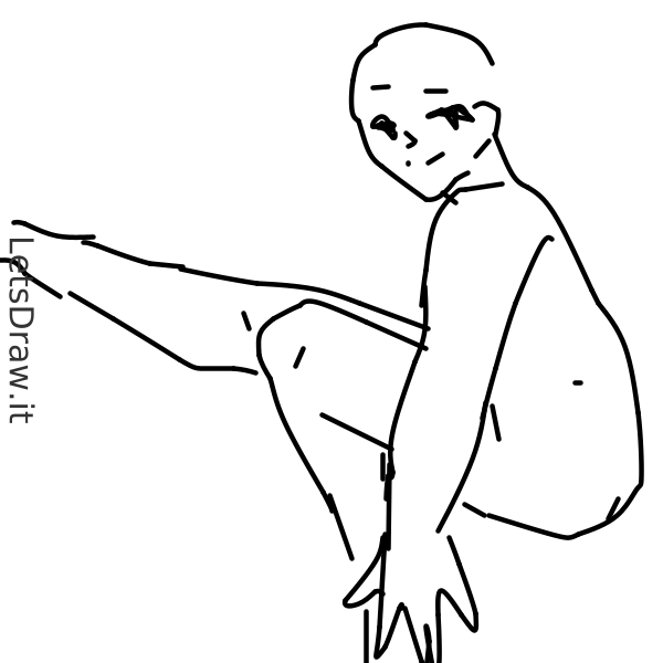 Anime guy sitting base