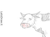 How To Draw Cow Nxtpjrtaf Png Letsdrawit