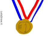 How To Draw Gold Medal Thmhfer3d Png Letsdrawit