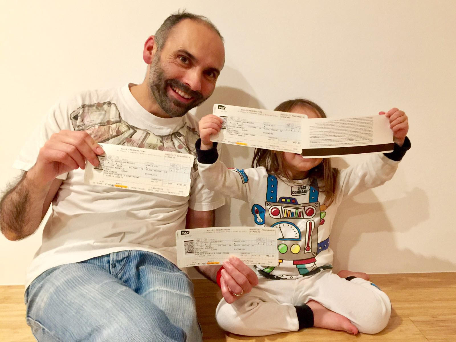 Russell & Bethany Paris TGV Tickets