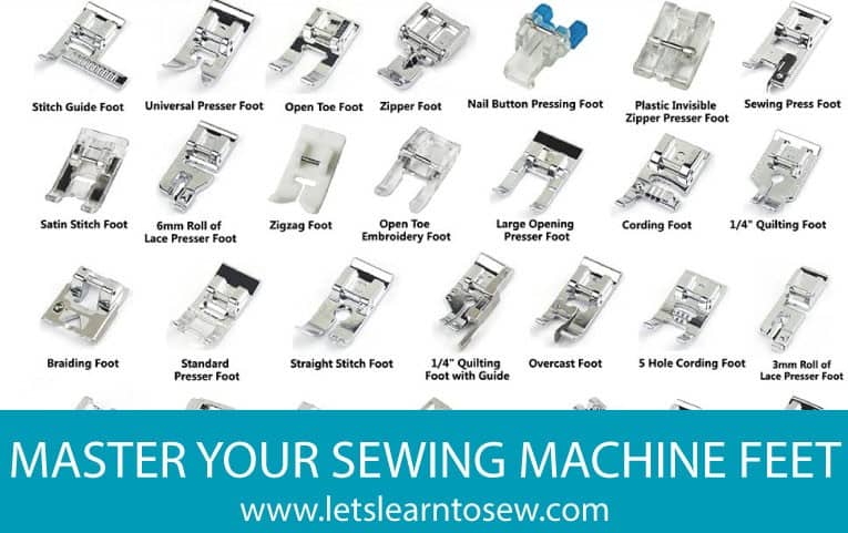 Master your sewing machine feet and accessories