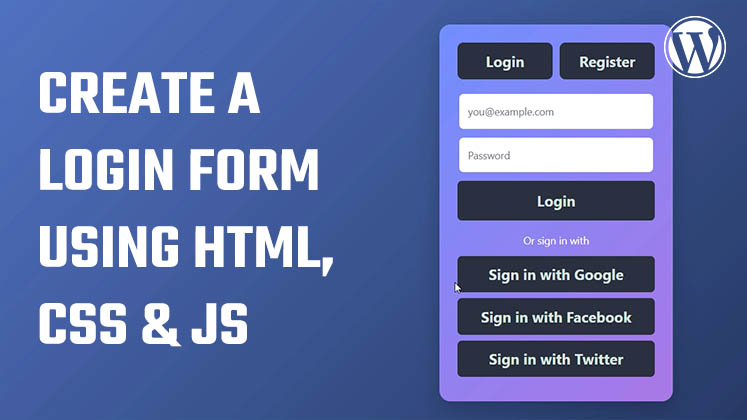 Create Login Form Using Html Css Javascript I Fix Problem - High Quality Space Photo - Ultra HD
