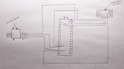 Arduino Radar Circuit Diagram