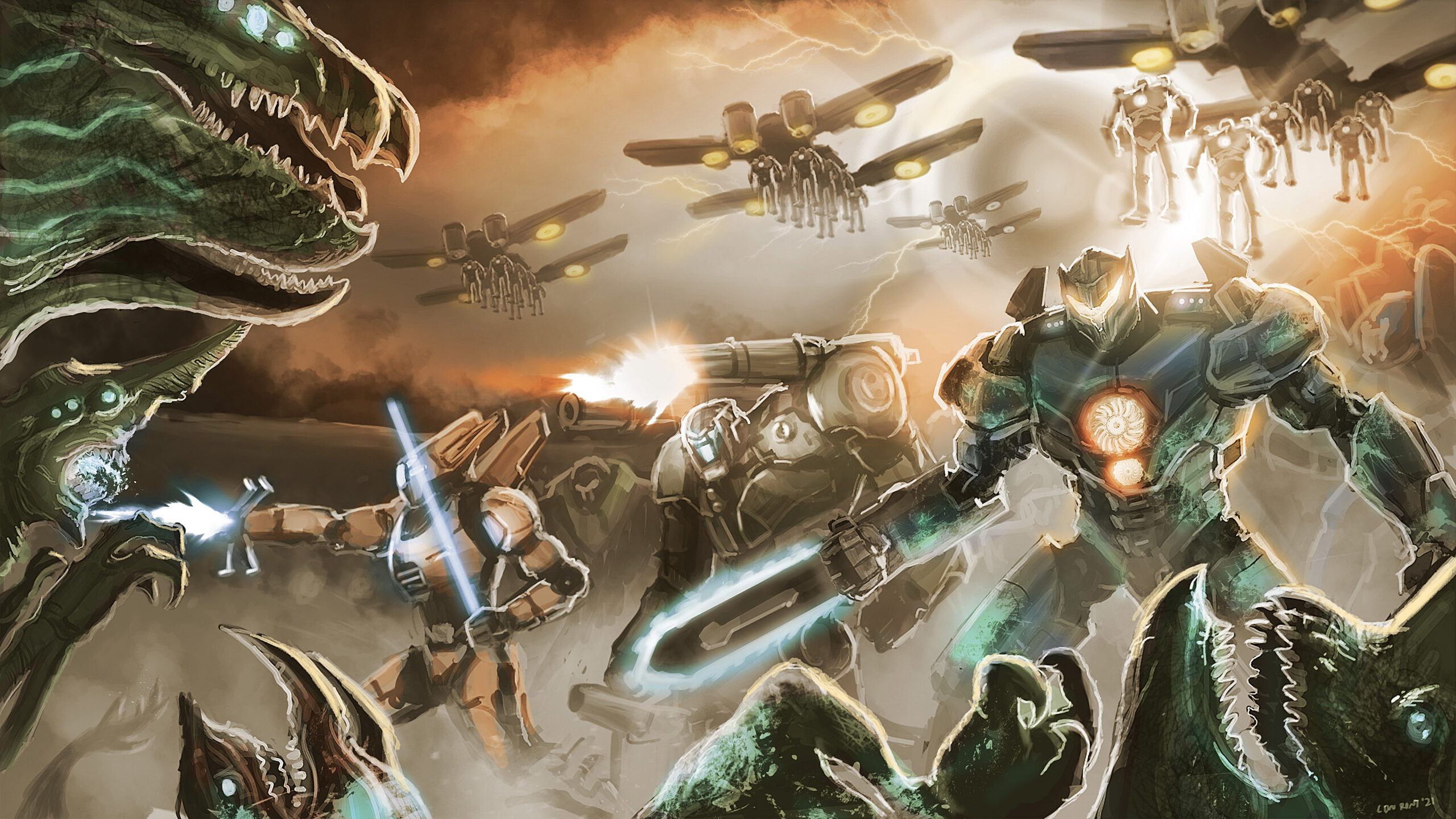 Age of Monsters: Concept Art Gallery - Let's Write Podcast