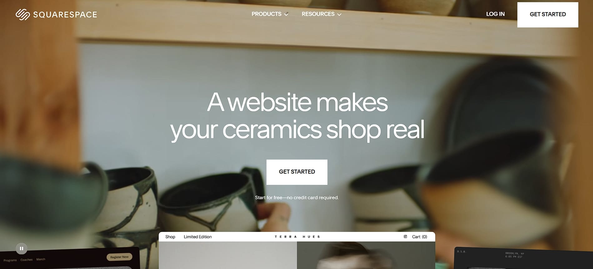 Squarespace’s website