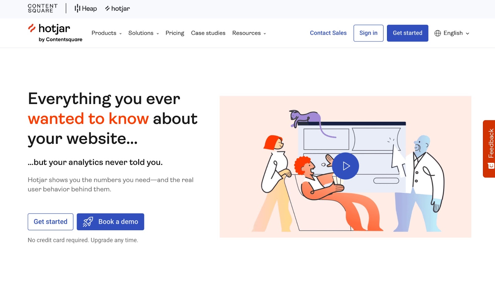 Hotjar.ai homepage
