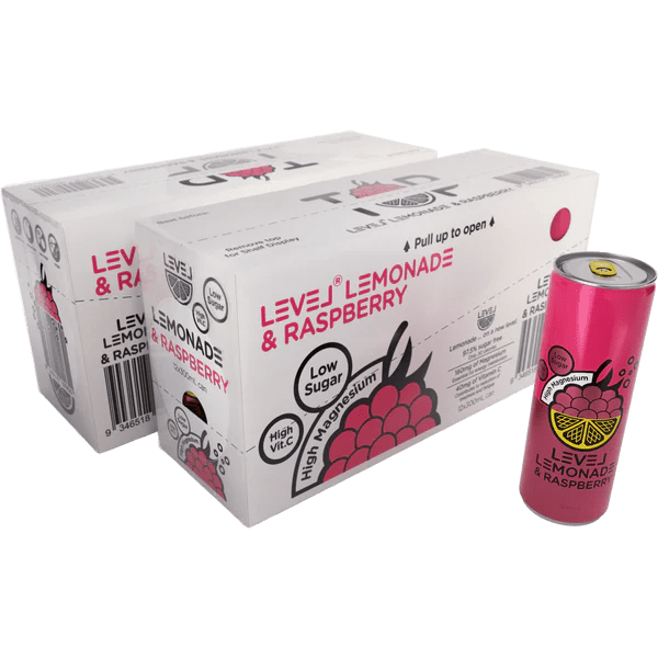 Lemonade Raspberry 24 Pack Cans Level Lemonade