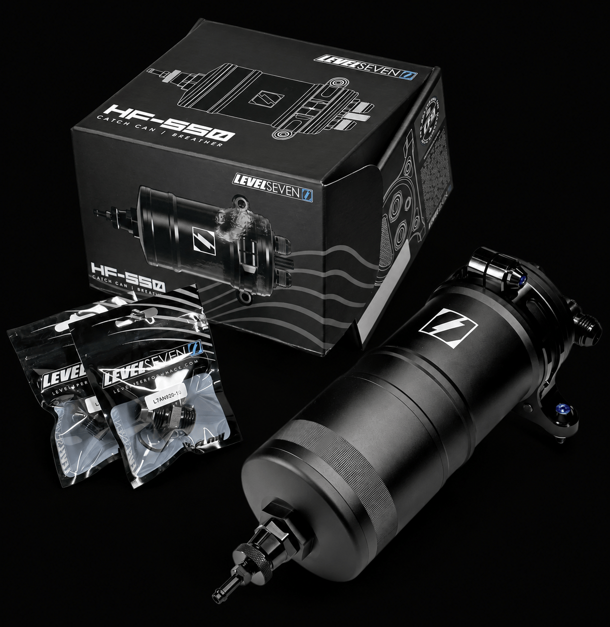 HF-550 Universal Catch Can Breather – Level 7 Performance