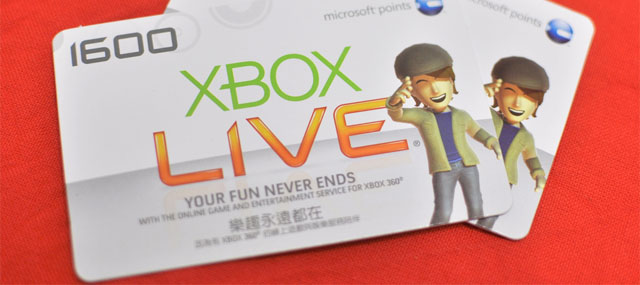 Microsoft Points Cards