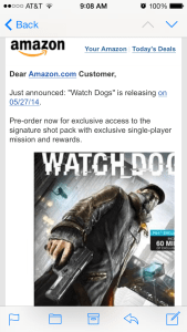 Watch Dogs release