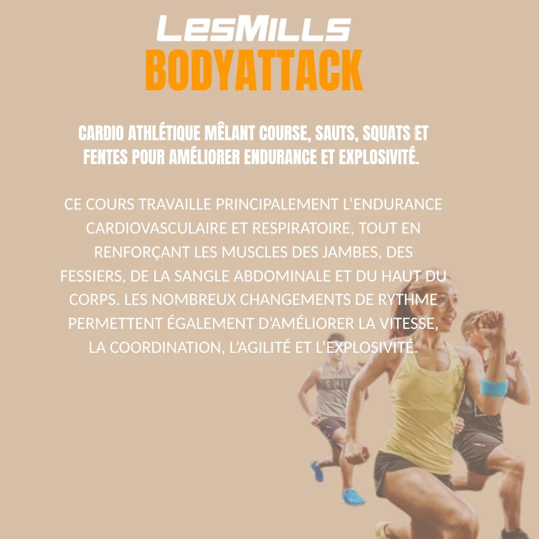 Présentation du cours Les Mills BodyAttack