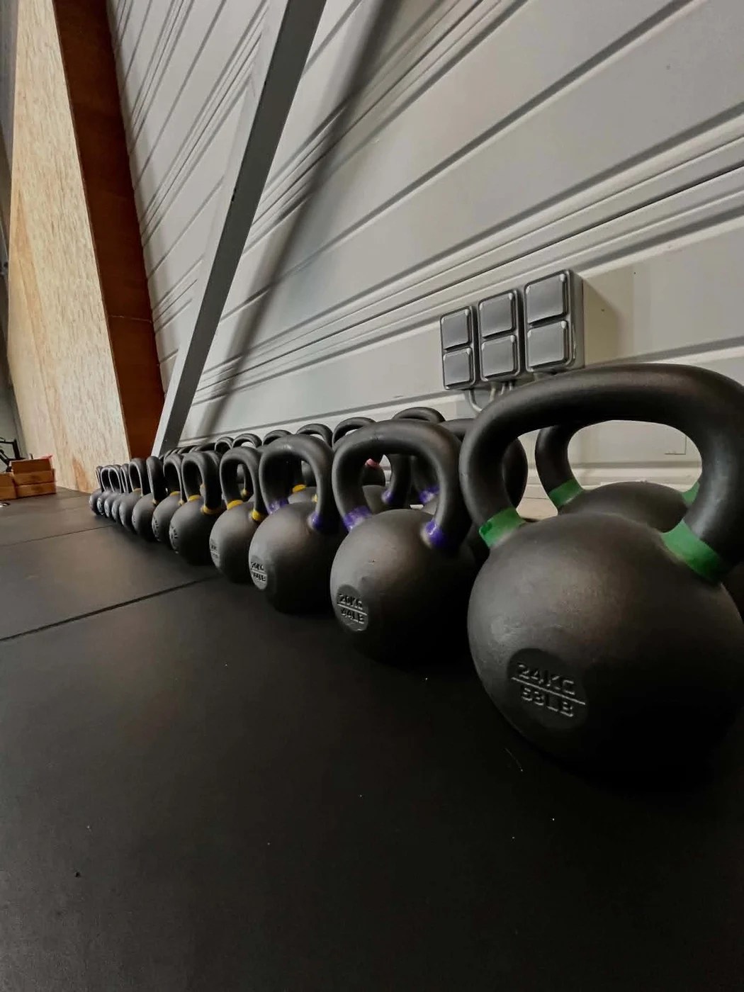 Kettlebells de la salle Level'Up Training Coutras