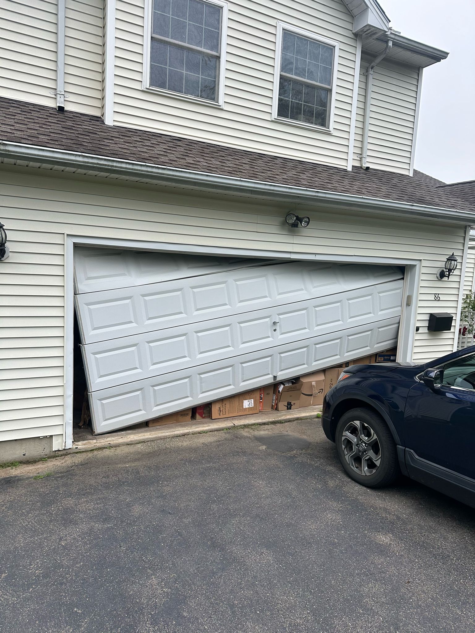Garage repair.