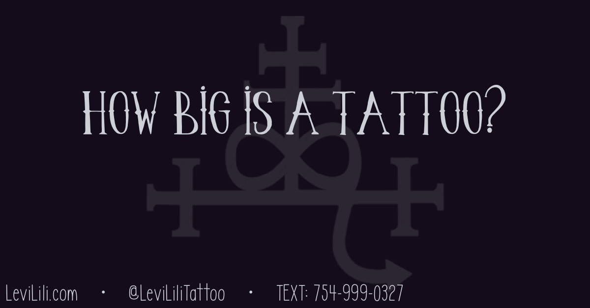 How big is a tattoo? Blog Header