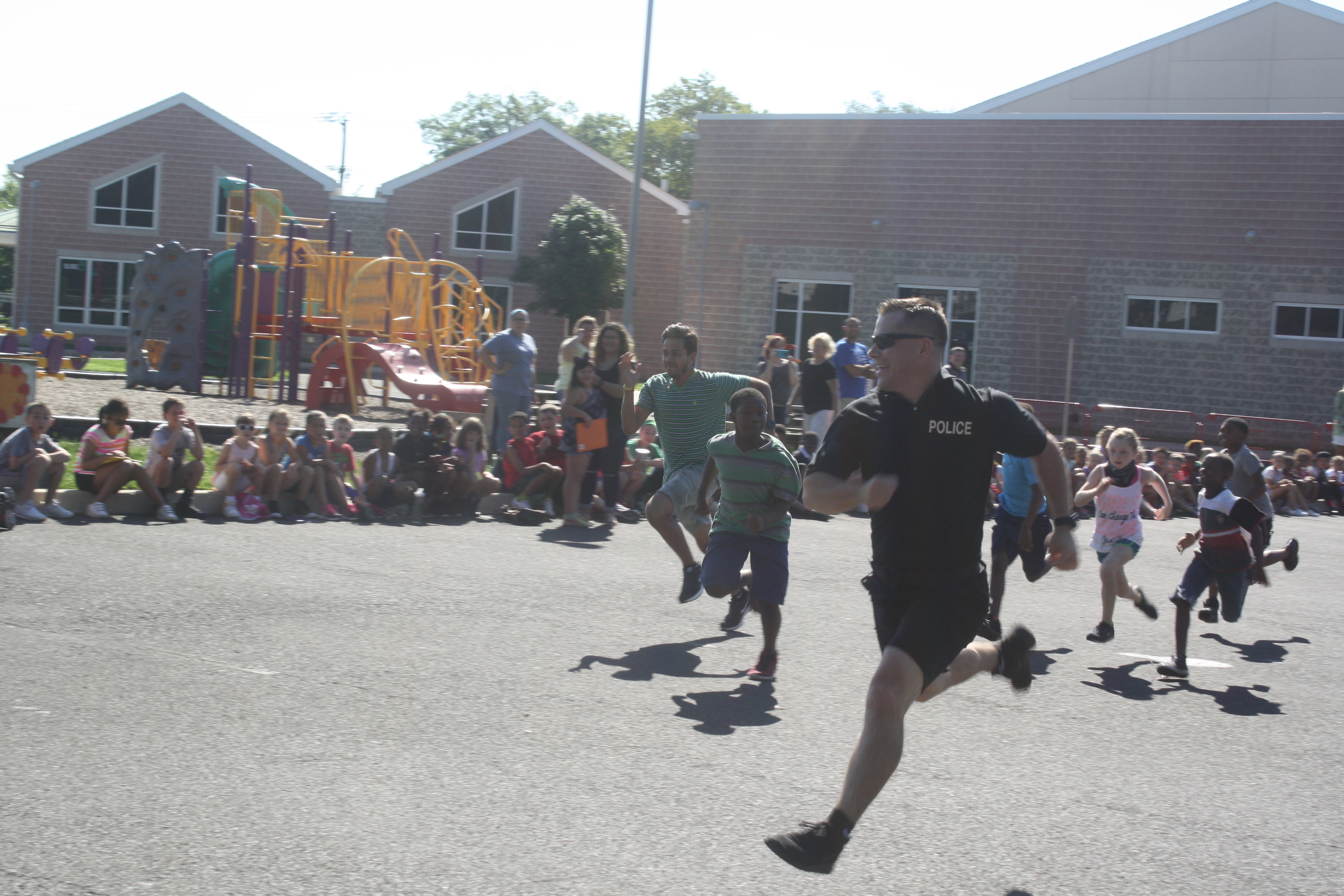 Bristol Borough Police Meet With Summer Camp Kids