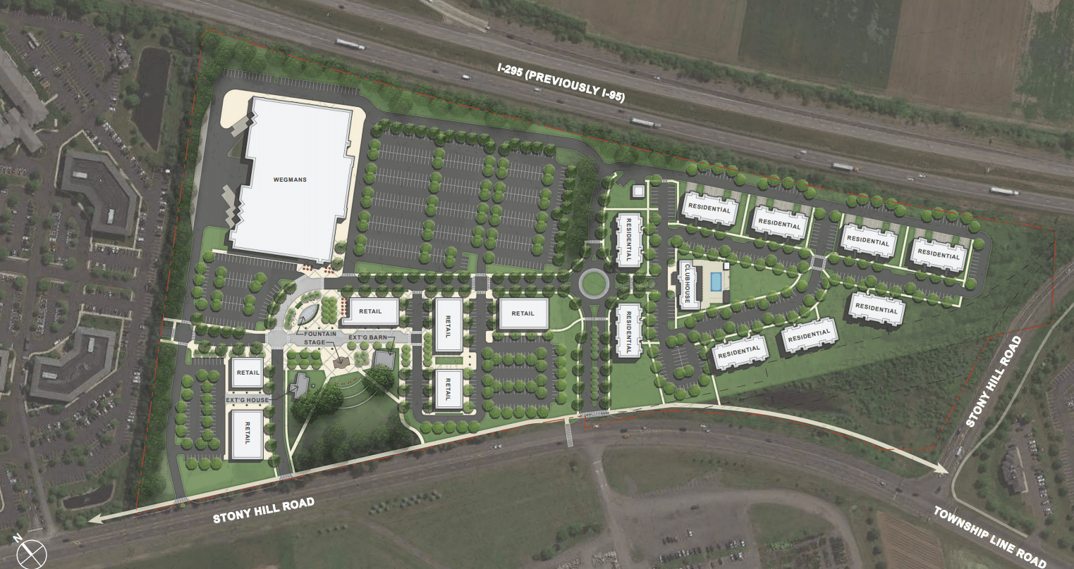 NEARBY Wegmans, Retail Center, Apartments Proposed Off Stony Hill Road