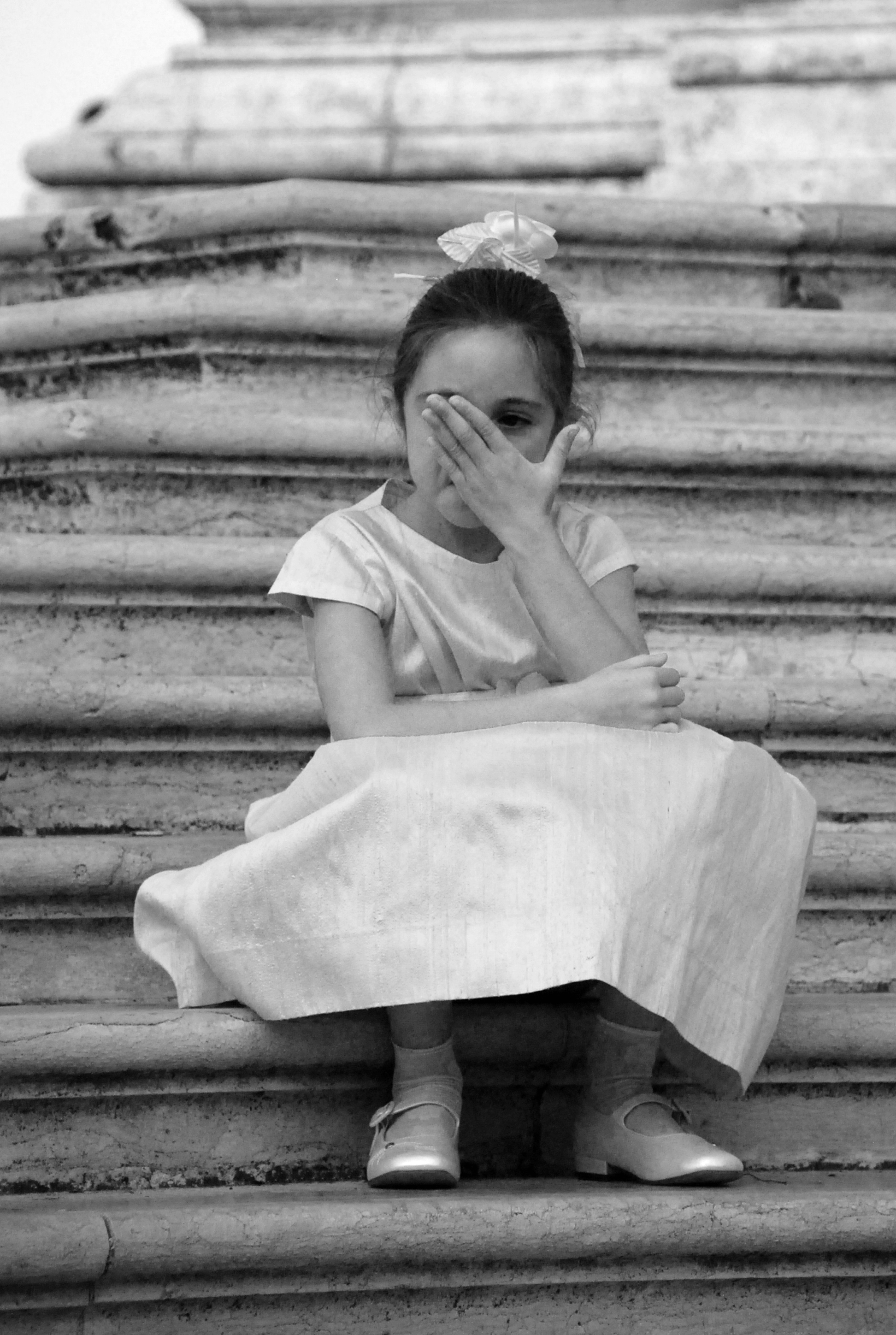 Girl in Black & White