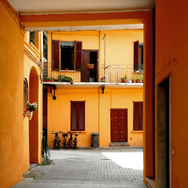 A hot sunny afternoon.