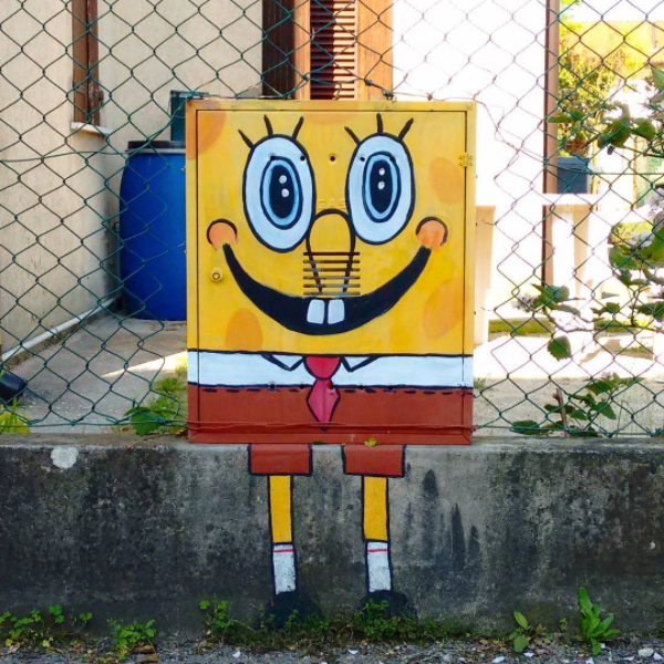 Spongebob, the underwater hero!