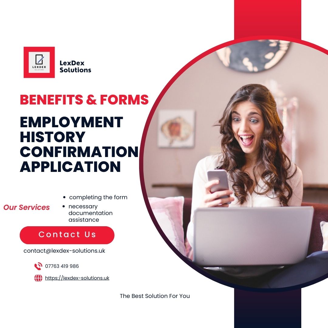 Employment History Confirmation Application