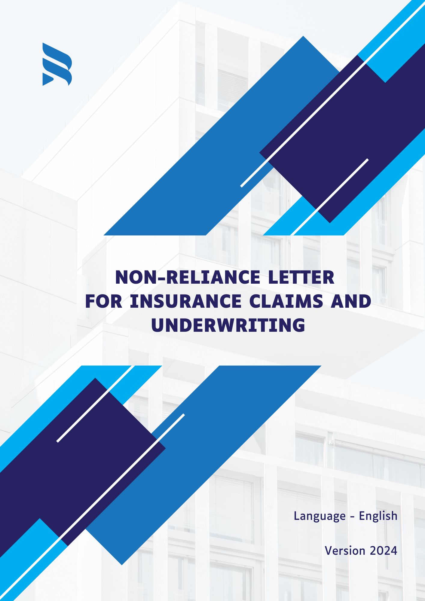 Non-Reliance Letter for Insurance Claims and Underwriting