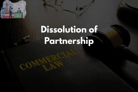 Dissolution of Partnership