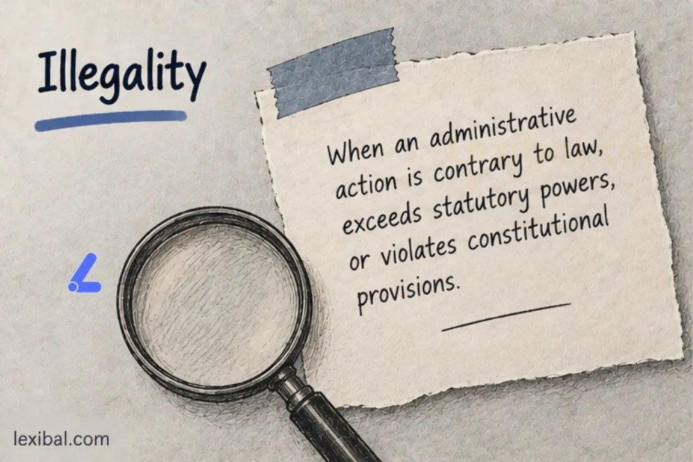 Illegality in Administrative Law