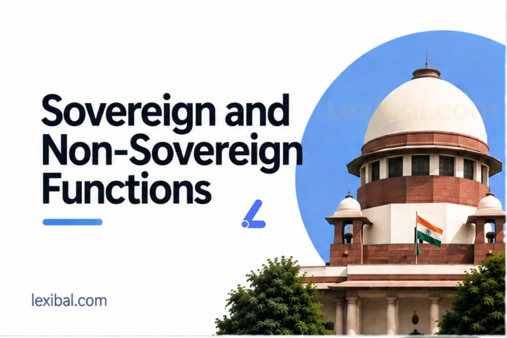 Sovereign and Non-Sovereign Functions