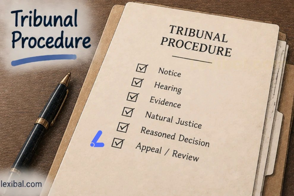 Tribunal Procedure in Administrative Law