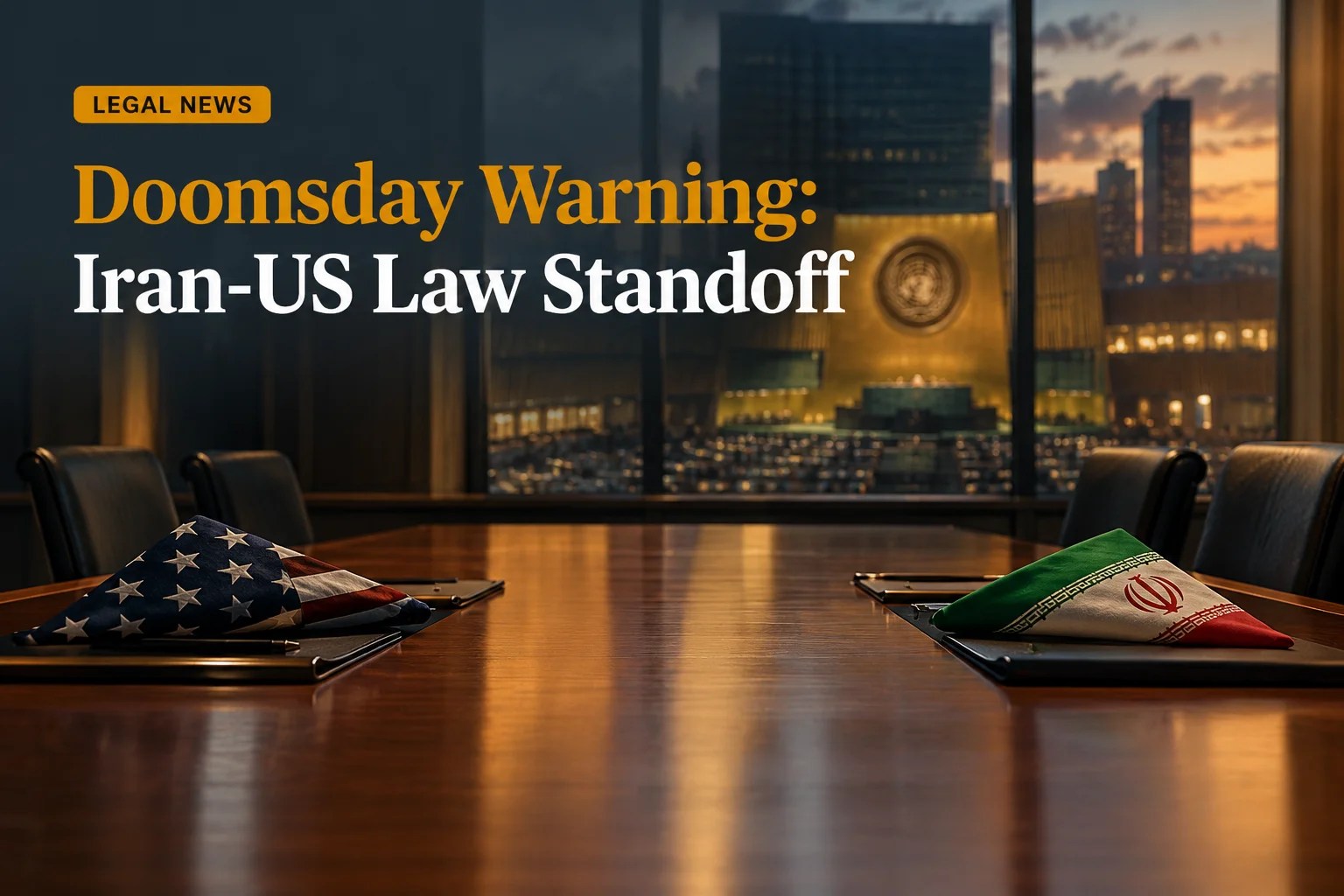 Talks, Threats, and a Doomsday Warning: Where International Law Stands on the Iran-US Standoff