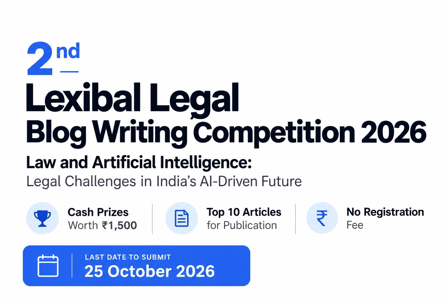 Lexibal Legal Blog Writing Competition 2026