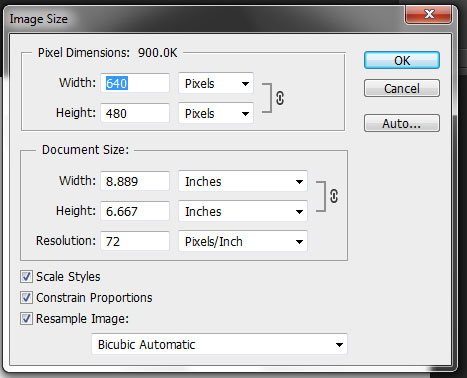 Setup Image Size photoshop setup – bob's graphic design workshop