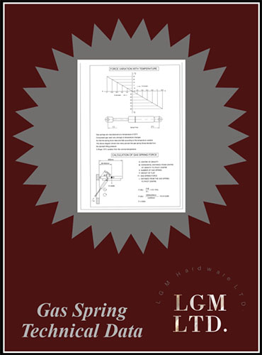 Gas Spring Technical Data – LGM Hardware Ltd.