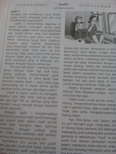 Fakultas keguruan dan ilmu pendidikan. Materi Bahasa Indonesia Analisis Cerpen Gadis Karya Asma Nadia