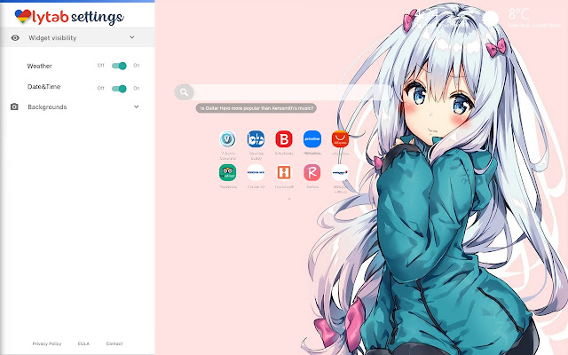 Tons of awesome anime chromebook wallpapers to download for free. Kawaii Anime Cute Wallpaper Hd New Tab Theme