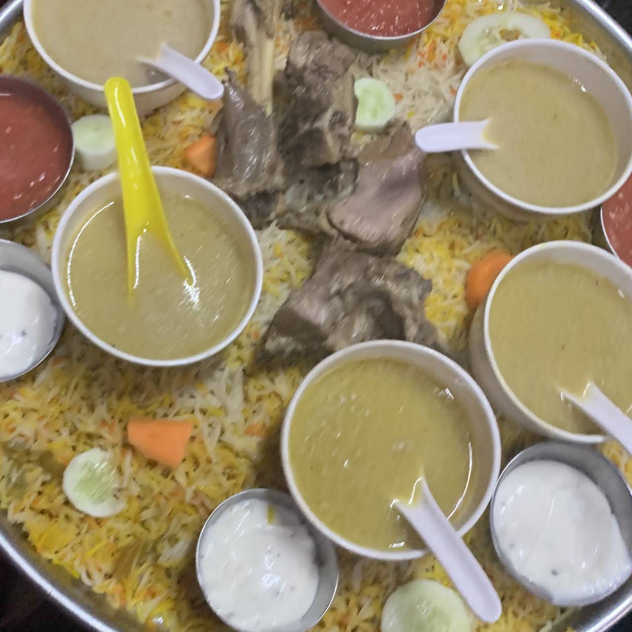 One of the best nasi arab but it can be better when served warm. Grand Bahar Mandi House Restaurant In Chandrayangutta
