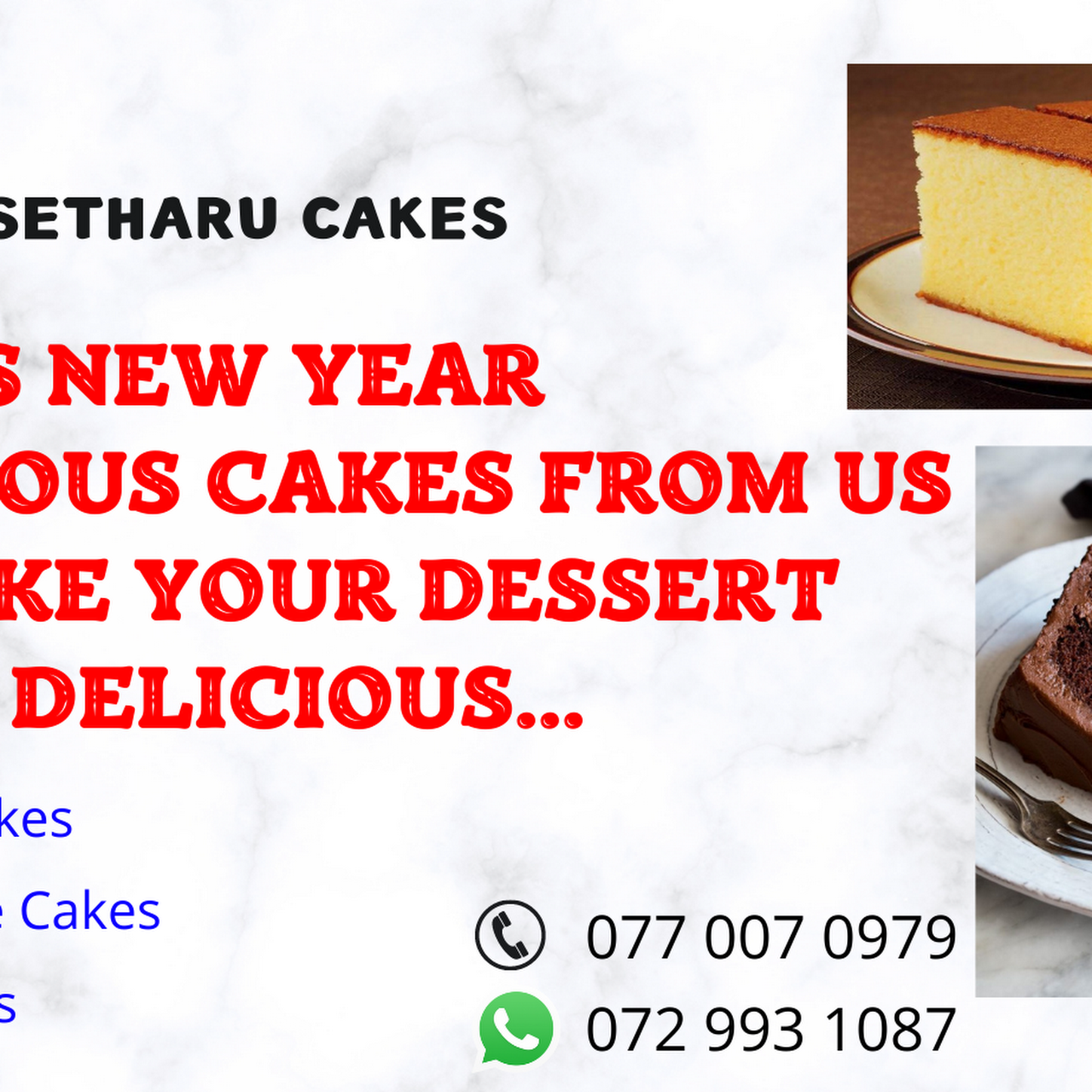 Malaysia biggest online cake delivery shop in kl & selangor. Setharu Cakes Cake Shop In Malabe