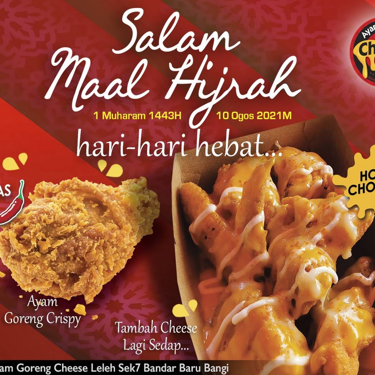 Jom pekena ayam goreng crispy bersama homemade cheese leleh. Ayam Goreng Cheese Leleh Fast Food Stall In Bandar Baru Bangi