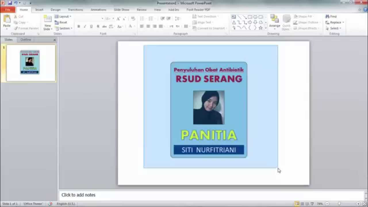 Cara Membuat Name Tag Panitia Di Word