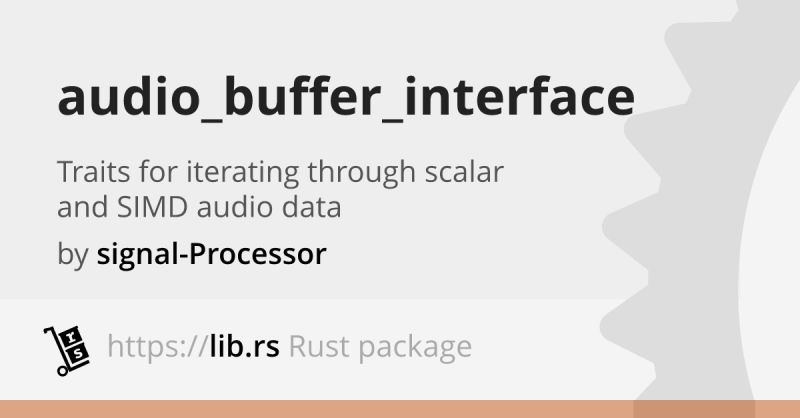 Coreaudiotypes Rust Audio Library Lib Rs - Premium Nature Design - Full HD