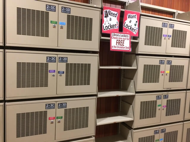 Lockers on the 2nd Floor