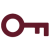 Maroon Key Icon
