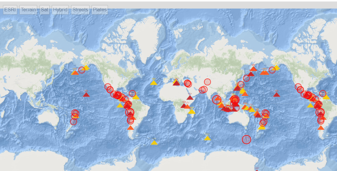 Current Volcanic Activity 2025 Year 7 Geography LibGuides At Oxley Interactive 