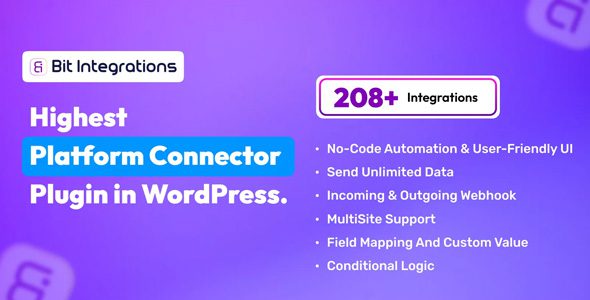 Bit Integrations Pro 2.6.8 – Automation Plugin for WordPress