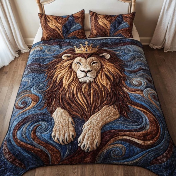 Mighty Roar Quilted Bedding Set Unique Lion Gifts Mighty Roar Quilted Bedding Set Unique Lion Gifts